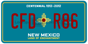 CFDR86  license plate in NM