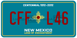 CFFL46  license plate in NM