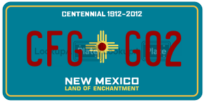 CFGG02  license plate in NM