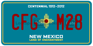 CFGM28  license plate in NM