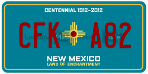 CFKA82  license plate in NM