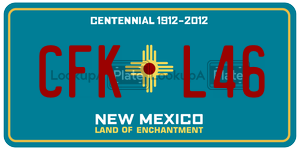 CFKL46  license plate in NM