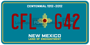CFLG42  license plate in NM