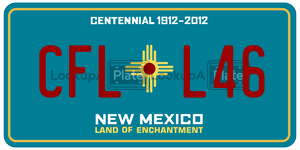 CFLL46  license plate in NM