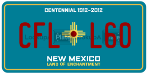 CFLL60  license plate in NM