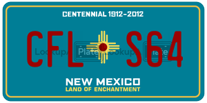 CFLS64  license plate in NM