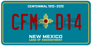 CFMD14  license plate in NM