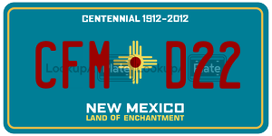 CFMD22  license plate in NM