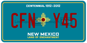 CFNY45  license plate in NM