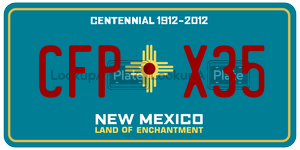 CFPX35  license plate in NM