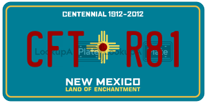 CFTR81  license plate in NM