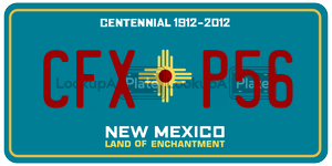 CFXP56  license plate in NM