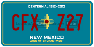 CFXZ27  license plate in NM