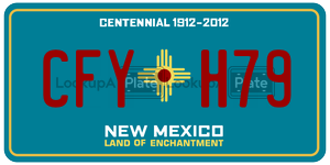 CFYH79  license plate in NM