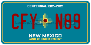 CFYN89  license plate in NM