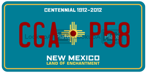 CGAP58  license plate in NM