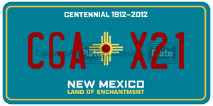 CGAX21  license plate in NM