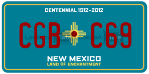 CGBC69  license plate in NM
