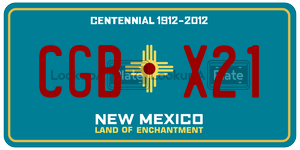 CGBX21  license plate in NM