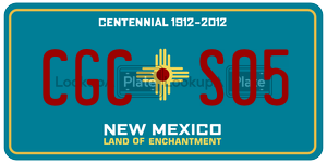 CGCS05  license plate in NM