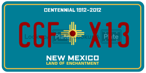 CGFX13  license plate in NM