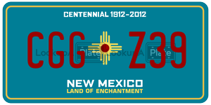 CGGZ39  license plate in NM