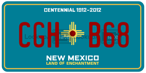 CGHB68  license plate in NM