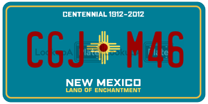 CGJM46  license plate in NM