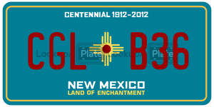 CGLB36  license plate in NM