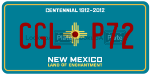 CGLP72  license plate in NM