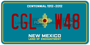 CGLW48  license plate in NM