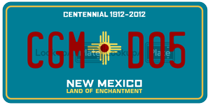CGMD05  license plate in NM