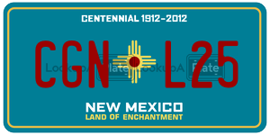 CGNL25  license plate in NM