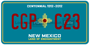 CGPC23  license plate in NM