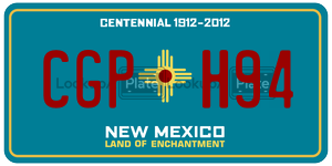 CGPH94  license plate in NM
