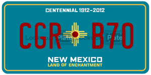 CGRB70  license plate in NM