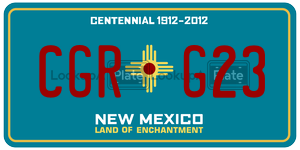 CGRG23  license plate in NM