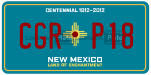 CGRP18  license plate in NM