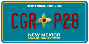 CGRP28  license plate in NM
