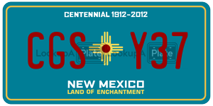 CGSY37  license plate in NM