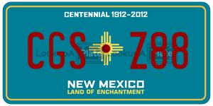 CGSZ88  license plate in NM