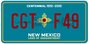 CGTF49  license plate in NM