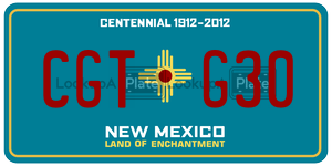 CGTG30  license plate in NM