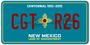 CGTR26  license plate in NM