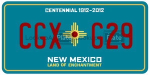 CGXG29  license plate in NM