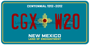 CGXW20  license plate in NM