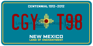 CGYT98  license plate in NM