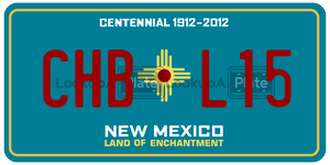 CHBL15  license plate in NM