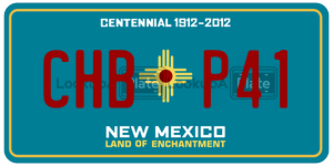CHBP41  license plate in NM