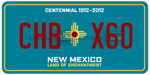 CHBX60  license plate in NM